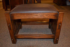 Mission Oak Footstool - Wide Spindles (2 Colors Available)