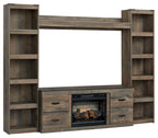 Trinell - 4-Piece Entertainment Center With 60" TV Stand