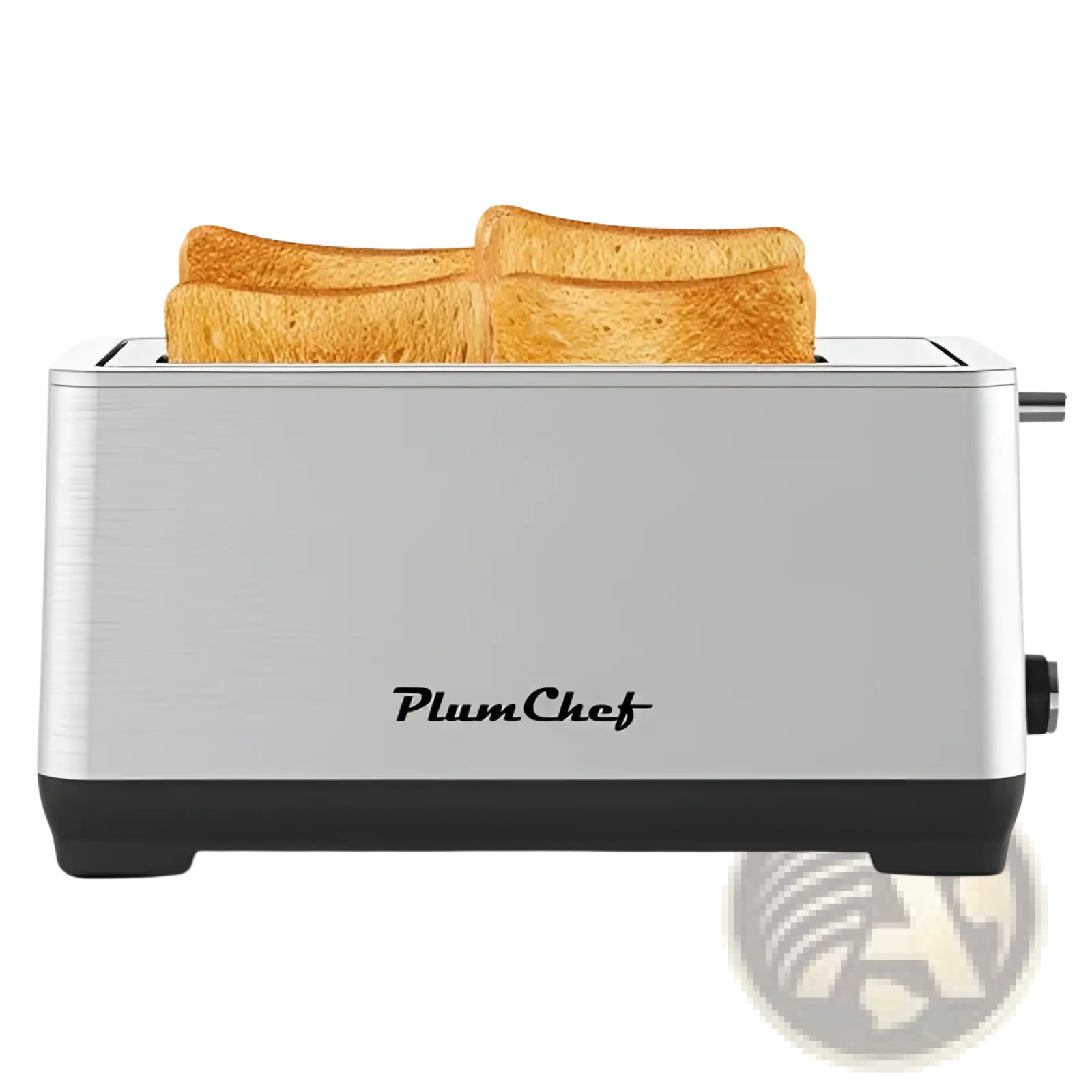 4-slice Toaster Plumchef Stainless Steel Wide Slot