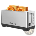 4-slice Toaster Plumchef Stainless Steel Wide Slot