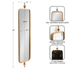 Kasota Metal Framed Mirror