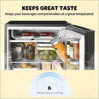 Home Refrigerator,Single Door Refrigerator,Modern Mini Fridge,Office Compact Refrigerator