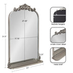 Arendahl Traditional Arch Mirror with Shelf