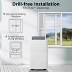 Finnmark 14,000 BTU WiFi Portable Air Conditioner