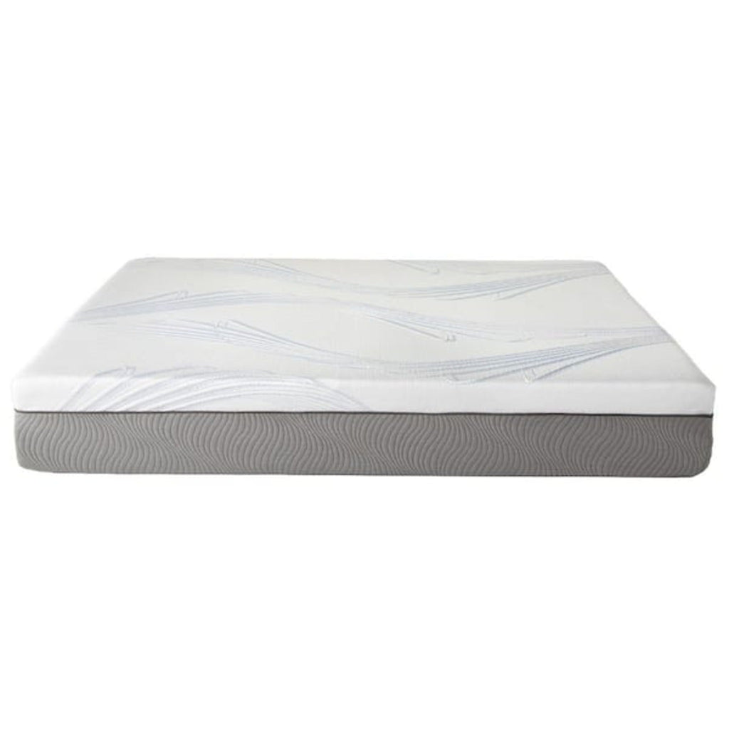 New Pluma White/Gray 12" SensaFlex GelLux Queen Mattress