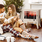 Suburbs TS25 Smart Electric Fireplace Stove Heater, WiFi Enabled