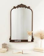 Arendahl Traditional Arch Mirror with Shelf