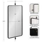 Kasota Metal Framed Mirror