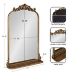 Arendahl Traditional Arch Mirror with Shelf