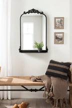 Arendahl Traditional Arch Mirror with Shelf