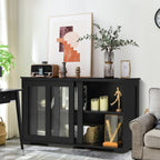 Sideboard Buffet Cupboard Storage Cabinet with Sliding Door