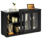 Sideboard Buffet Cupboard Storage Cabinet with Sliding Door
