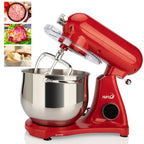 Red Fully Automatic Home Cook Machine Stand Mixer