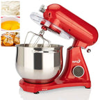 Red Fully Automatic Home Cook Machine Stand Mixer