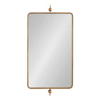 Kasota Metal Framed Mirror