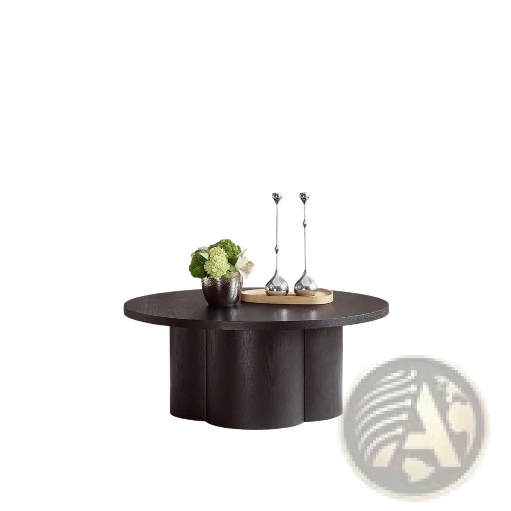 Round Coffee Table Modern Accent Tea Table For Bedroom Living Room Office Apartment