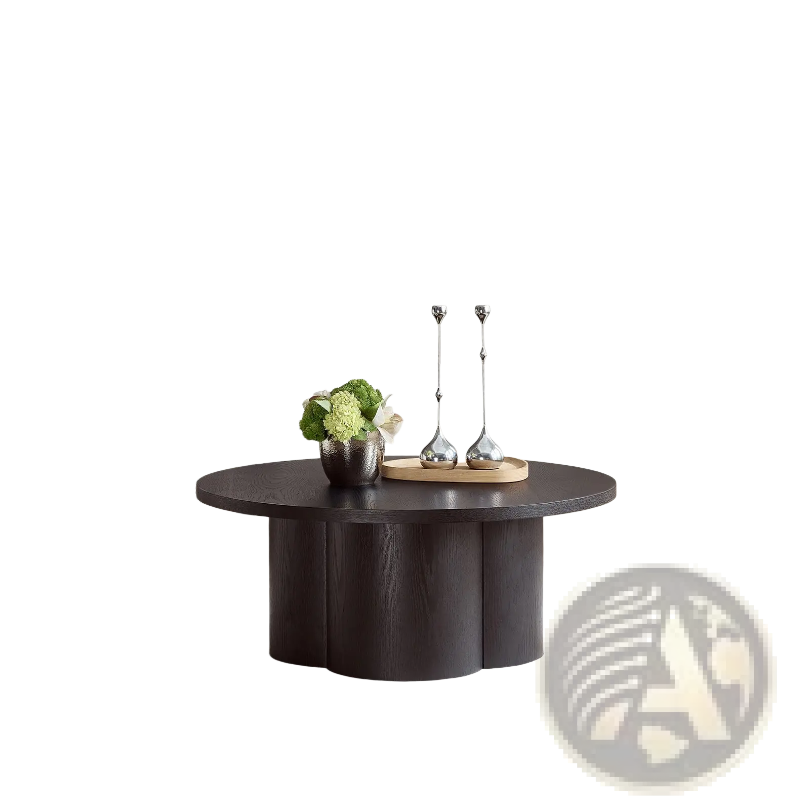 Round Coffee Table Modern Accent Tea Table For Bedroom Living Room Office Apartment