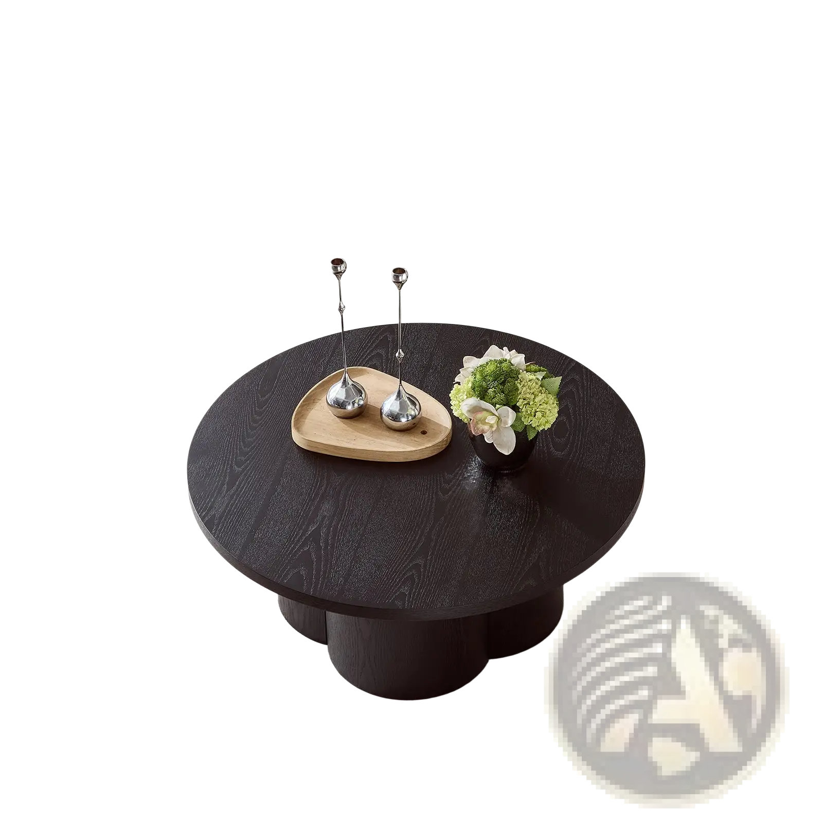 Round Coffee Table Modern Accent Tea Table For Bedroom Living Room Office Apartment