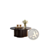 Round Coffee Table Modern Accent Tea Table For Bedroom Living Room Office Apartment