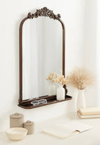 Arendahl Traditional Arch Mirror with Shelf